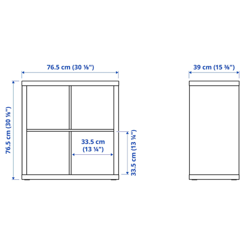 Kallax shelving unit 77x77 deals